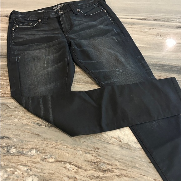 Affliction Raquel Skinny Jeans Womens Skinny Jeans NWOT black distressed sz 30